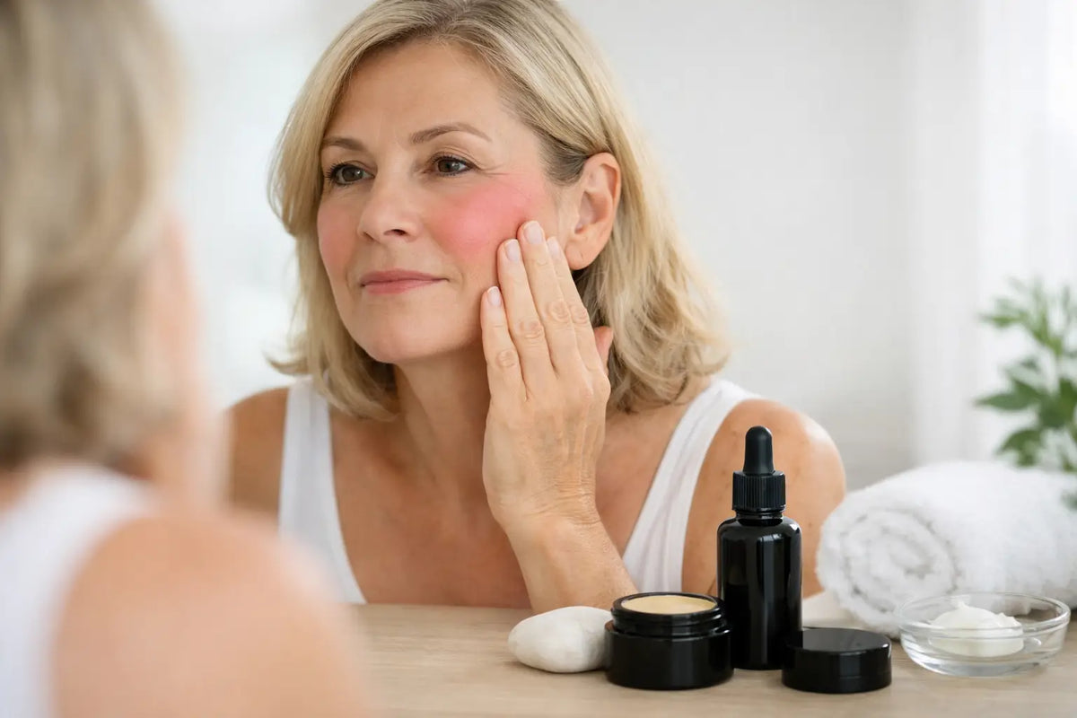 How to Calm Menopausal Redness Without Overdoing It